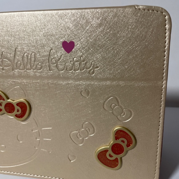 🍀 Hello Kitty Leather Case for iPad Mini Light Gold 2 Bow Generation 1/2/3  🍀 - Picture 4 of 7